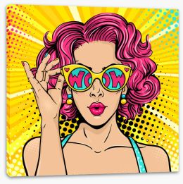 Pop Art Stretched Canvas 164712883