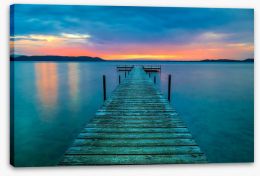 Jetty Stretched Canvas 164869949