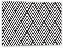 Black and White Stretched Canvas 164981057