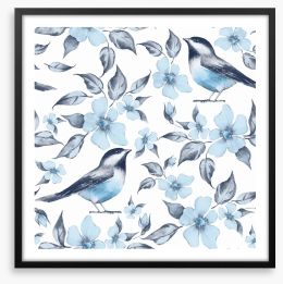 Bluebird blues Framed Art Print 165140220