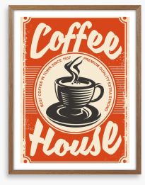 Best coffee in town Framed Art Print 166212323