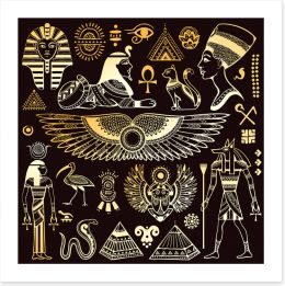 Egyptian Art Art Print 166360516