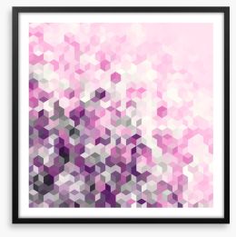 Progress in pink Framed Art Print 168506648