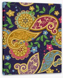 Paisley Stretched Canvas 169205328