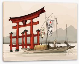 Japanese Art Stretched Canvas 169529946