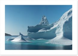 Glaciers Art Print 169942439