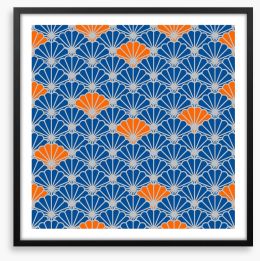 Orange fanfare Framed Art Print 171968158