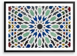 Alcazaba mosaic Framed Art Print 172639128
