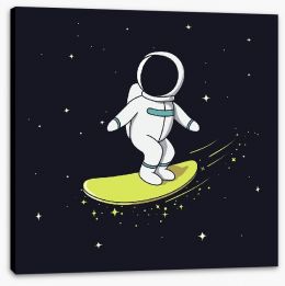 Rockets and Robots Stretched Canvas 172988478