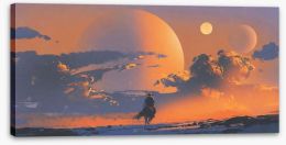 Space cowboy Stretched Canvas 173454239