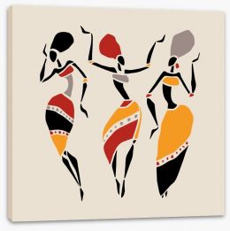 African Art Stretched Canvas 174993122