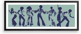 Soul party panorama Framed Art Print 175330811