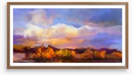 Autumnal dusk Framed Art Print 175350393