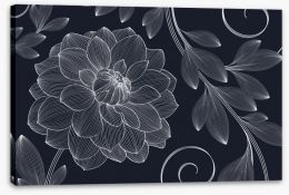Black and White Stretched Canvas 176840877