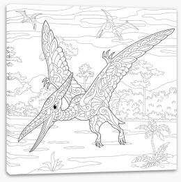 Colour Your Own Stretched Canvas 177139464