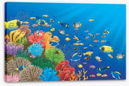 Under The Sea Stretched Canvas 177156233