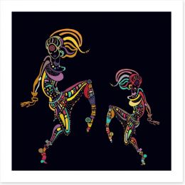 African Art Art Print 179362363