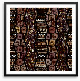 African Framed Art Print 180480700