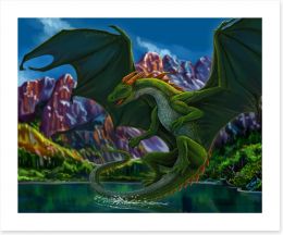 Dragons Art Print 180894700