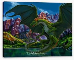 Dragons Stretched Canvas 180894700
