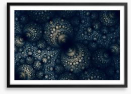 Cosmic kaleidoscope Framed Art Print 180936058