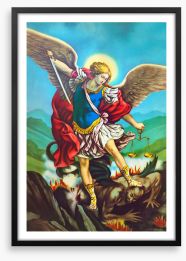 Archangel Michael Framed Art Print 183755039
