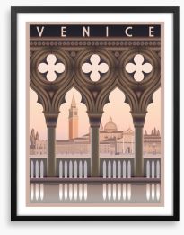 Venetian beauty Framed Art Print 184145022