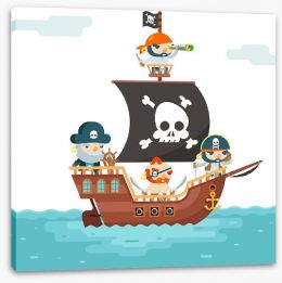 Pirates Stretched Canvas 185123579