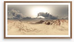 Desert storm Framed Art Print 185794110