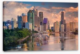 Brisbane Stretched Canvas 186563979