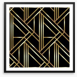 All the right angles Framed Art Print 186876103
