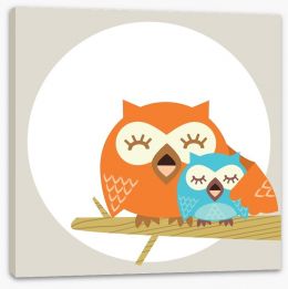 Owls Stretched Canvas 18773220