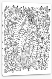 Colour Your Own Stretched Canvas 188248742