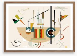 Kandinsky sails Framed Art Print 189584252