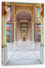 Jaipur couloir Stretched Canvas 189605083