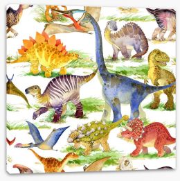 Dinosaurs Stretched Canvas 189829363