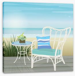 Beach House Stretched Canvas 192669721