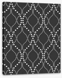 Black and White Stretched Canvas 192687238