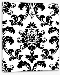 Black and White Stretched Canvas 192687264