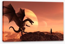 Dragons Stretched Canvas 193671495