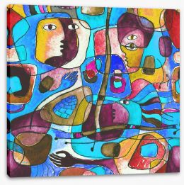 Cubism Stretched Canvas 193715458