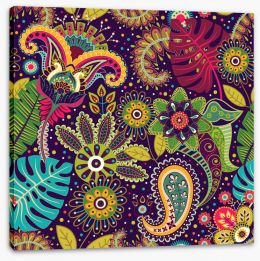 Paisley Stretched Canvas 197387448