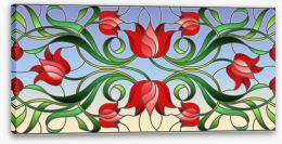 Stained Glass Stretched Canvas 197595152