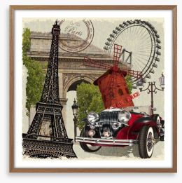 Reds of Paris Framed Art Print 197786691