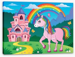 Fairy Castles Stretched Canvas 198451184