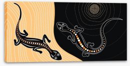 Aboriginal Art Stretched Canvas 198985457