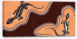 Aboriginal Art Stretched Canvas 199237610