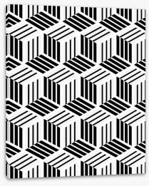 Black and White Stretched Canvas 199385567