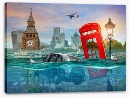 London Stretched Canvas 199986932