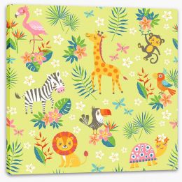 Fun Gardens Stretched Canvas 201797202